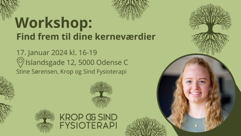 Find frem til dine kerneværdier - workshop gratis, selvudvikling