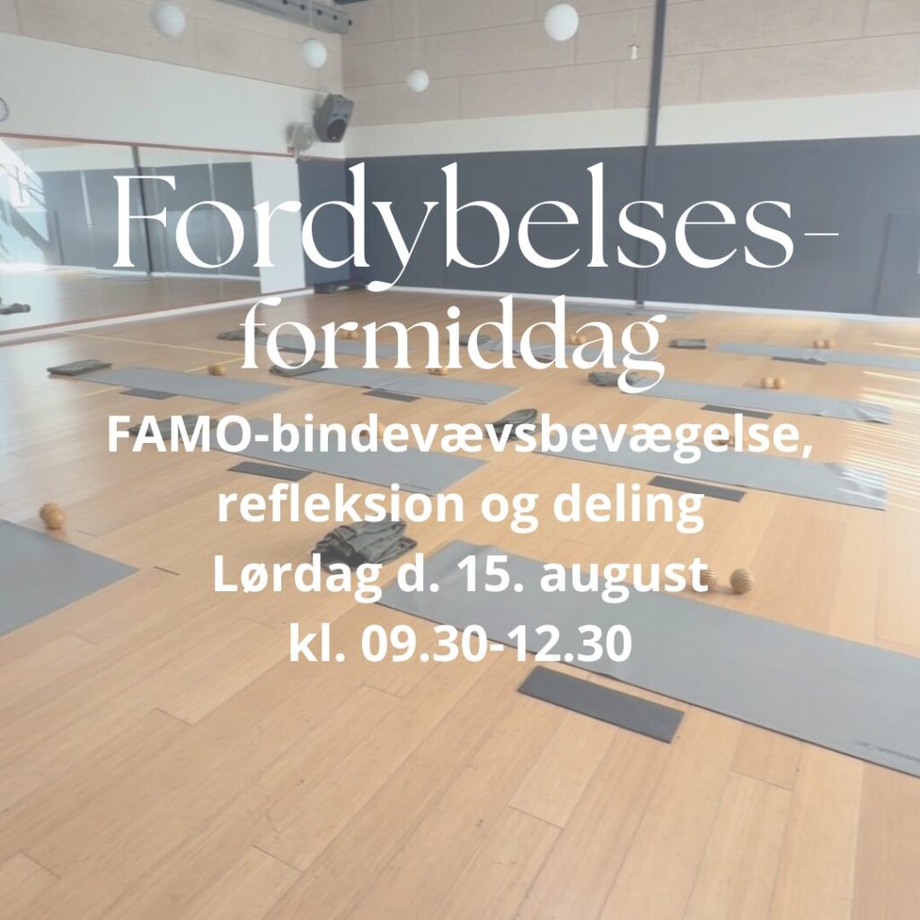 fordybelse refleksion spirituel forbind krop og sind FAMO korttrækning