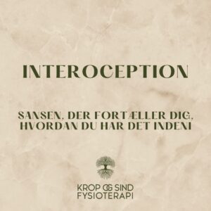 Interoception - din indre sans