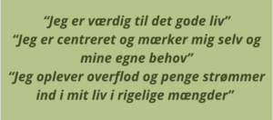 Positive bekræftelser Krop og Sind Fysioterapi