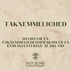 Taknemmelighed - en simpel vej til bedre mentalt helbred