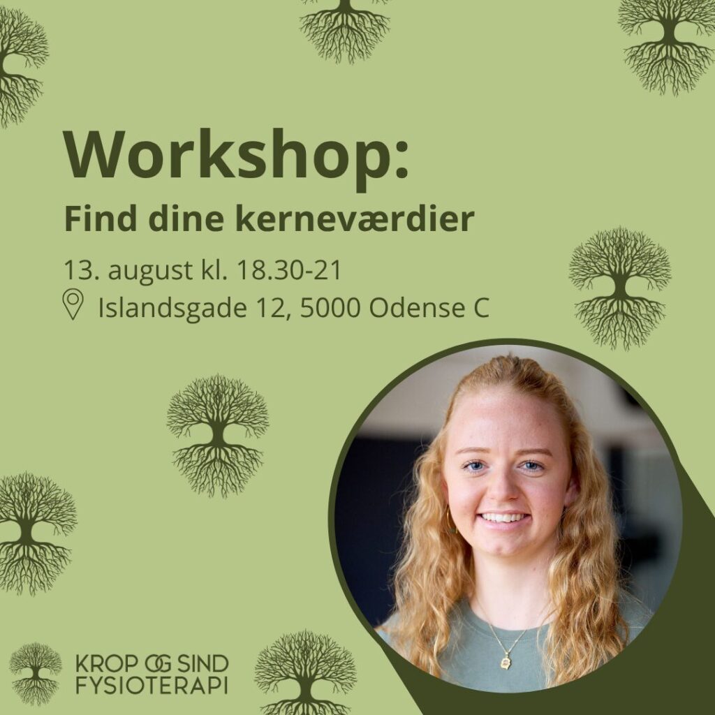Værdi-workshop - find dine kerneværdier, selvudvikling